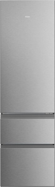 Haier Frigorifero Combinato 3 Porte Capacit 414 Litri Classe energetica C Raffreddamento No Frost colore Argento - HTR3620CNMG 3D 60 Series 3