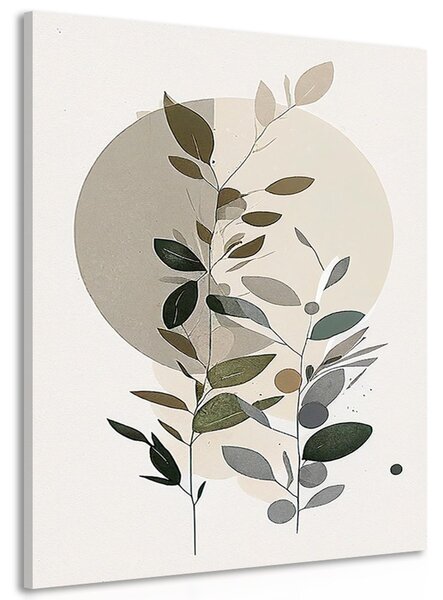 Quadro su tela – Piantine minimaliste in stile boho