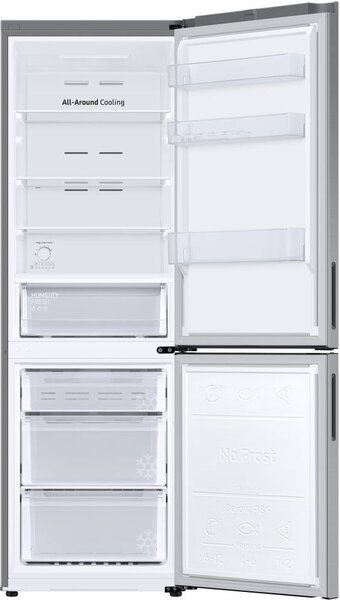Samsung Frigorifero Combinato 344 Litri Classe E Raffreddamento No Frost Inverter colore Silver - RB33B610ESA