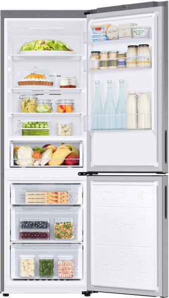 Samsung Frigorifero Combinato 344 Litri Classe E Raffreddamento No Frost Inverter colore Silver - RB33B610ESA