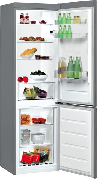 Indesit Frigorifero Combinato Capacit 328 Litri Classe energetica E Raffreddamento No Frost colore Argento - LI8 SN2E X