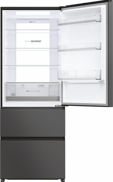 Haier Frigorifero Combinato 3 Porte Capacit 528 Litri Classe energetica E Raffreddamento No Frost colore Nero - HTR5719ENPT 3D 70 Serie 5