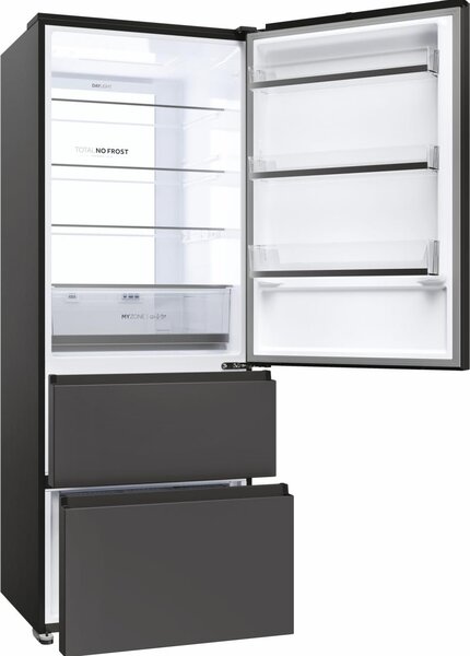 Haier Frigorifero Combinato 3 Porte Capacit 528 Litri Classe energetica E Raffreddamento No Frost colore Nero - HTR5719ENPT 3D 70 Serie 5