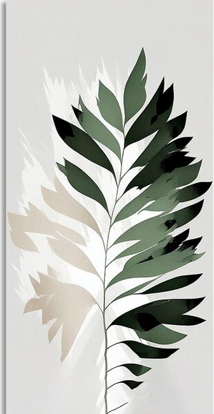 Stampa su tela – Felce con un tocco di minimalismo