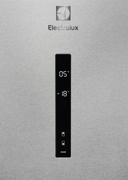 Electrolux Frigorifero Combinato 481 Litri Classe E Total No Frost colore Inox Serie 600 TwinTech - LNT6ME46X3