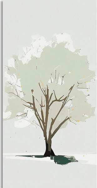 Quadro su tela – Albero in spirito minimalista