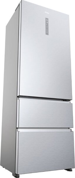 Haier Frigorifero Combinato 483 Litri Classe D Total No Frost colore Premium Inox 3D 60 Serie 5 - HTR5720ENMG