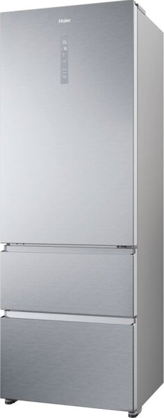 Haier Frigorifero Combinato 483 Litri Classe D Total No Frost colore Premium Inox 3D 60 Serie 5 - HTR5720ENMG