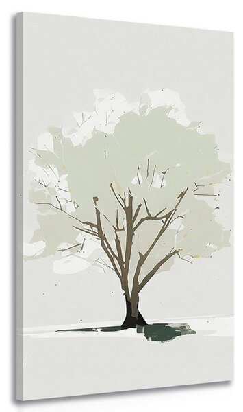 Quadro su tela – Albero in spirito minimalista