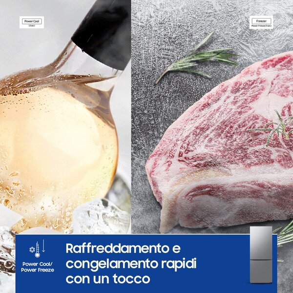 Samsung Frigorifero Combinato 508 Litri Classe E Raffreddamento No Frost colore Inox - RB50DG602ES9