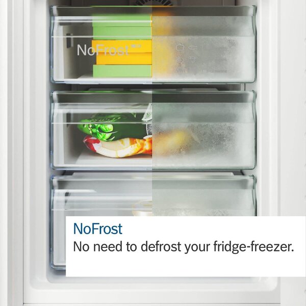 Bosch Frigorifero Combinato Capacit 218 Litri Classe D Raffreddamento No Frost colore Inox - KGN367LDF