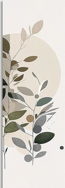 Quadro su tela – Piantine boho con motivo
