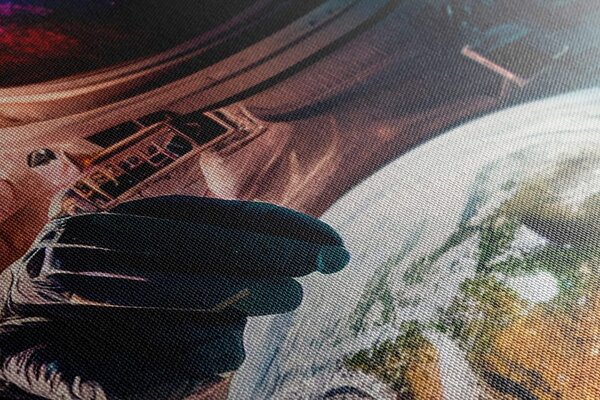 Stampa su tela – Cosmonauta in atmosfera sconosciuta