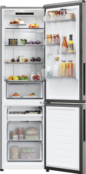 Candy Frigorifero Combinato Capacit 279 Litri Classe energetica E Raffreddamento No Frost colore Acciaio Inox - CNCQ2T518EX City Fresco 300