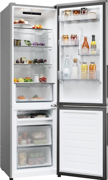 Candy Frigorifero Combinato Capacit 279 Litri Classe energetica E Raffreddamento No Frost colore Acciaio Inox - CNCQ2T518EX City Fresco 300