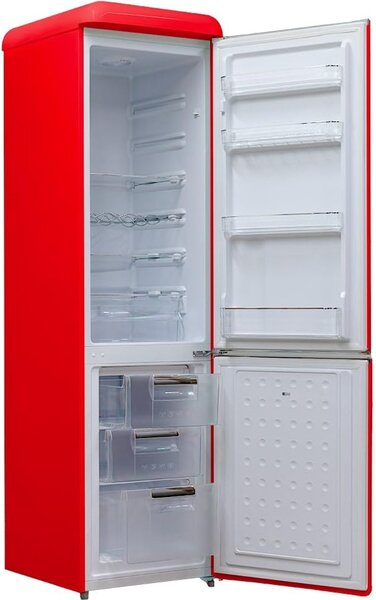 PYRAMIDEA Frigorifero Combinato Capacit 300 Litri Classe energetica E Raffreddamento Statico colore Rosso - MAMBO309R Mambo