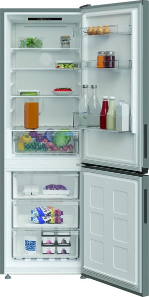 Indesit Frigorifero Combinato Capacit 301 Litri Classe energetica D Raffreddamento No Frost colore Argento - INK 21311 S5E