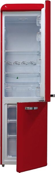 PYRAMIDEA Frigorifero Combinato Capacit 300 Litri Classe energetica E Raffreddamento Statico colore Rosso - MAMBO309R Mambo