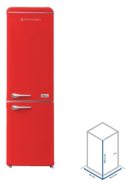 PYRAMIDEA Frigorifero Combinato Capacit 300 Litri Classe Energetica E Raffreddamento Statico colore Verde Chiaro - MAMBO309G