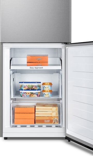 Hisense Frigorifero Combinato Capacit 304 Litri Classe energetica E Raffreddamento No Frost colore Inox - FCN300ACE