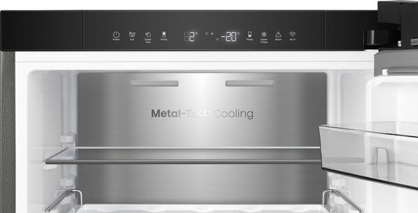 Hisense Frigorifero Combinato Capacit 330 Litri Classe energetica C Raffreddamento No Frost colore Acciaio Inox - RB3K330SAIC