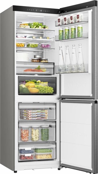 Hisense Frigorifero Combinato Capacit 330 Litri Classe energetica C Raffreddamento No Frost colore Acciaio Inox - RB3K330SAIC