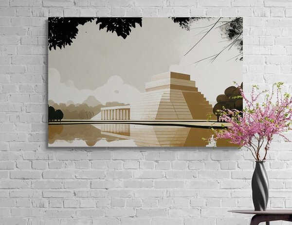 Quadro su tela – Piramide Maya