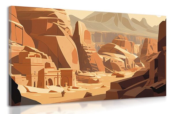 Stampa su tela – Città di roccia