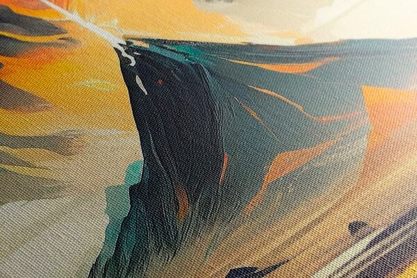Stampa su tela – Vulcano attivo
