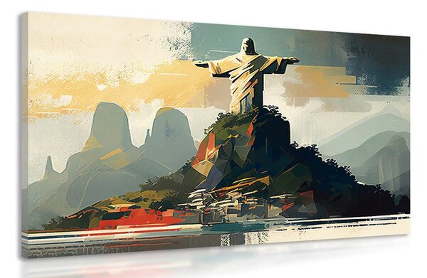 Quadro su tela – Statua di Gesù a Rio de Janeiro