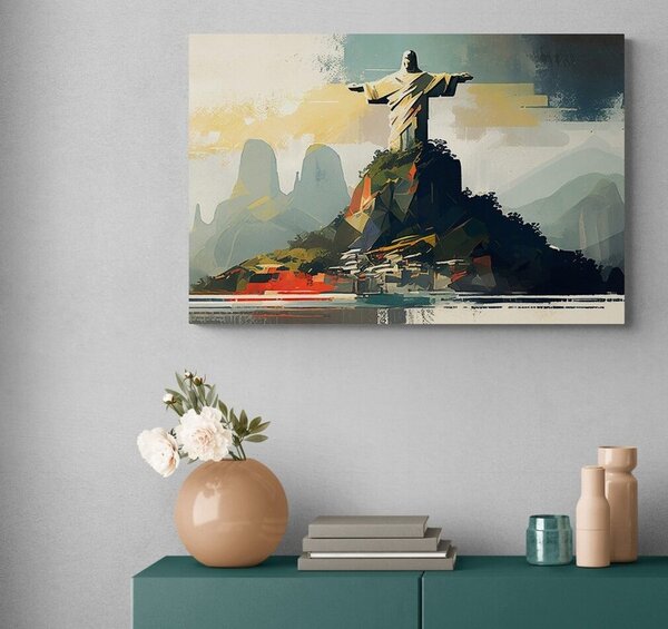 Quadro su tela – Statua di Gesù a Rio de Janeiro