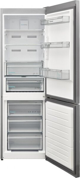 Sharp Frigorifero Combinato Capacit 331 Litri Classe energetica E Raffreddamento No Frost colore Inox - SJ-NBA21DMXPE