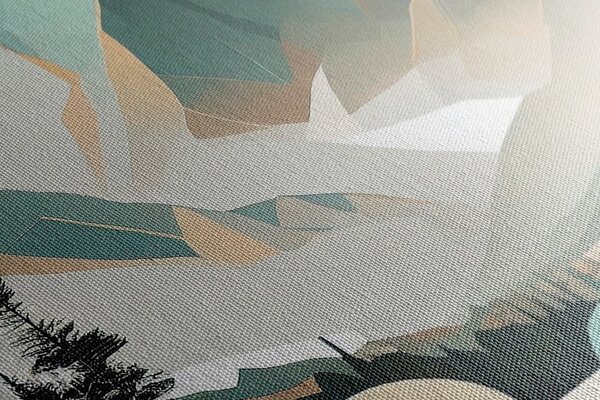 Stampa su tela – Magiche Alte Tatra in design scandinavo