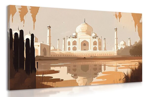 Quadro su tela – Taj Mahal indiano