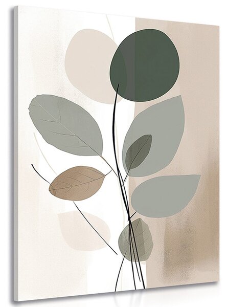 Stampa su tela – Forme botaniche astratte No1