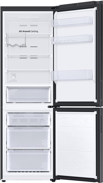 Samsung Frigorifero Combinato Capacit 344 Litri Classe energetica E Raffreddamento No Frost colore Antracite - RB33B612EBN