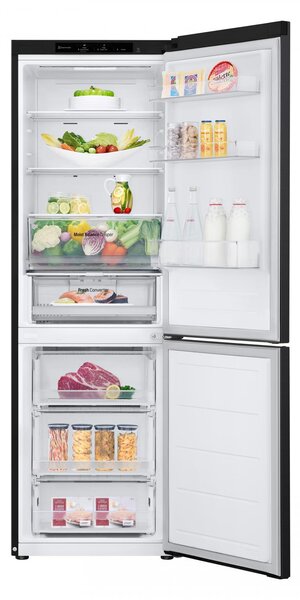 Lg Frigorifero Combinato Capacit 344 Litri Classe energetica E Raffreddamento No Frost colore Nero - GBV3100EEP.AEPQEUR