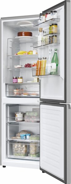 Haier Frigorifero Combinato Capacit 352 Litri Classe energetica D Raffreddamento No Frost colore Dark Inox - HDPW3618DNPD 2D 60 Serie 3