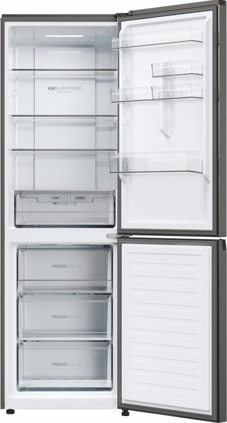 Haier Frigorifero Combinato Capacit 352 Litri Classe energetica D Raffreddamento No Frost colore Dark Inox - HDPW3618DNPD 2D 60 Serie 3