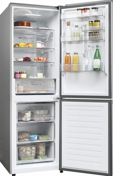 Haier Frigorifero Combinato Capacit 352 Litri Classe energetica D Raffreddamento No Frost colore Dark Inox - HDPW3618DNPD 2D 60 Serie 3