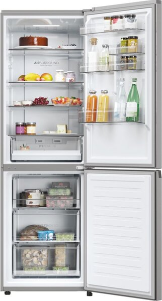 Haier Frigorifero Combinato Capacit 352 Litri Classe energetica D Raffreddamento No Frost colore Inox - HDPW3618DNPK 2D 60 Serie 3