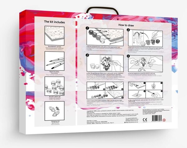 Rubye® Dipingere Con I Numeri - Pittura Di Numero Kit - Per Adulti E