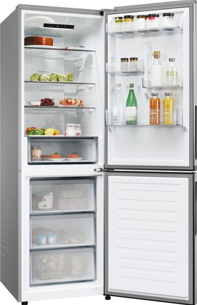 Candy Frigorifero Combinato Capacit 355 Litri Classe energetica E Raffreddamento No Frost colore Inox - CNCQ2T618EX Fresco 300