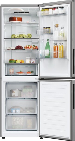 Candy Frigorifero Combinato Capacit 355 Litri Classe energetica E Raffreddamento No Frost colore Inox - CNCQ2T618EX Fresco 300