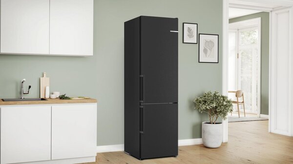 Bosch Frigorifero Combinato Capacit 363 Litri Classe energetica C Raffreddamento No Frost colore Grigio - KGN39VXCT Serie 4