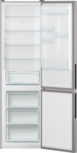 Candy Frigorifero Combinato Capacit 377 Litri Classe energetica D Raffreddamento No Frost colore Argento - CCE4T620DX