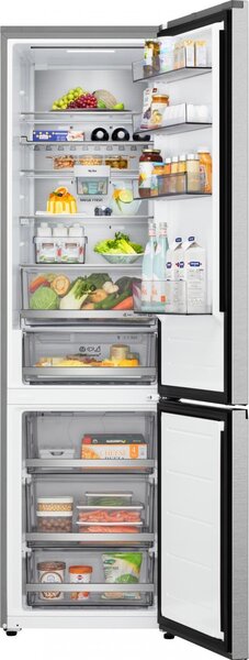 Lg Frigorifero Combinato Capacit 375 Litri Classe energetica C Raffreddamento No Frost colore Argento - GBBS726CMB.AMBQEUZ