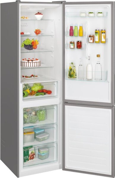 Candy Frigorifero Combinato Capacit 377 Litri Classe energetica D Raffreddamento No Frost colore Argento - CCE4T620DX