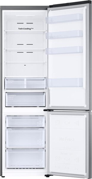 Samsung Frigorifero Combinato Capacit 387 Litri Classe B Raffreddamento No Frost con Tecnologia SpaceMax colore Inox - RB38T607BS9