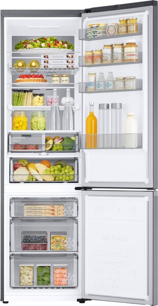 Samsung Frigorifero Combinato Capacit 387 Litri Classe energetica A Raffreddamento No Frost colore Acciaio Inox - RB38C7AGWS9/EF